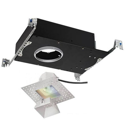 WAC Lighting - R3ASDL-NCC24-HZ - Aether Color Changing Narrow Flood Beam Square Invisible 3.5" Recessed Trim