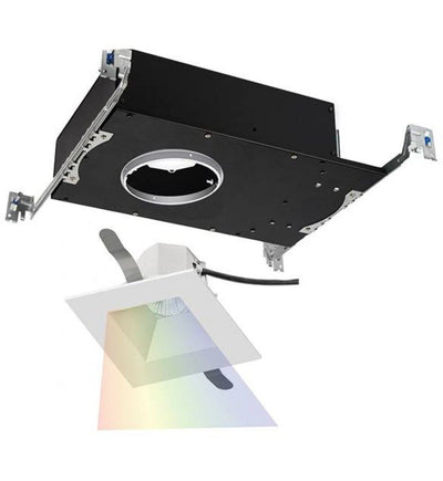 WAC Lighting - R3ASDT-FCC24-WT - Aether Color Changing Flood Beam Square 3.5" Recessed Trim