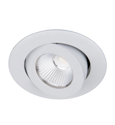 WAC Lighting - R3BRA-F930-WT - Oculux LED Flood Beam Round Adjustable 3.5" Recessed Trim