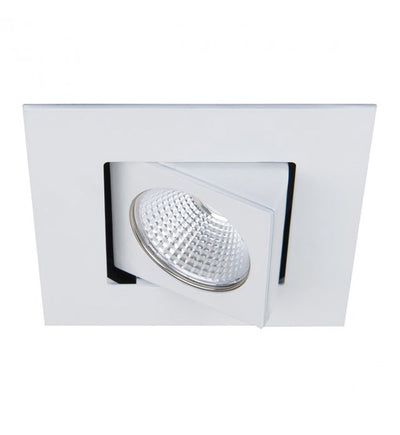 WAC Lighting - R3BSA-N927-WT - Oculux LED Narrow Flood Beam Square Adjustable 3.5" Recessed Trim