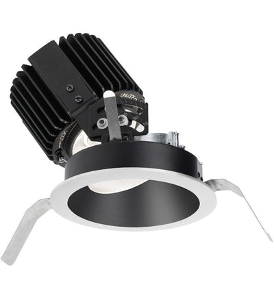 WAC Lighting - R4RAT-S840-BKWT - Volta LED Spot Beam Round Adjustable 4.5" Recessed Trim
