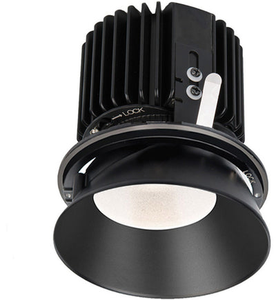 WAC Lighting - R4RD2L-W830-BK - Volta LED Wide Flood Beam Round Invisible Trim 4.5" Recessed Trim