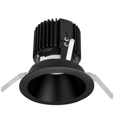 WAC Lighting - R4RD2T-W827-BK - Volta LED Wide Flood Beam Round 4.5" Recessed Trim