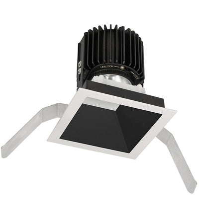 WAC Lighting - R4SD2T-S827-BKWT - Volta LED Spot Beam Square 4.5" Recessed Trim