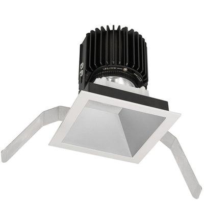 WAC Lighting - R4SD2T-N930-HZWT - Volta LED Narrow Flood Beam Square 4.5" Recessed Trim