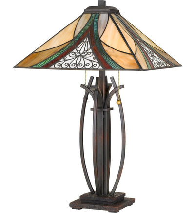 Quoizel - TF3342TVA - Orleans 24.75" Tiffany Lamp