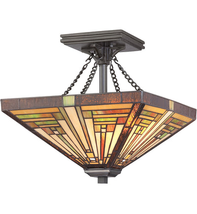 Quoizel - TF885SVB - Stephen 14" Semi-Flush