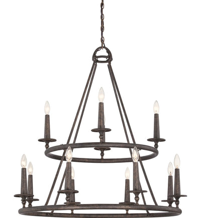 Quoizel - VYR5012ML - Voyager 36" Chandelier