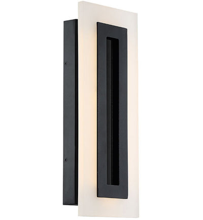Modern Forms - WS-W46817-BK - Shadow 17" Outdoor Wall Sconce