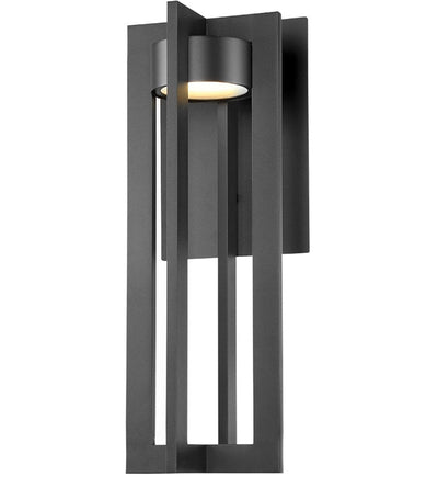 dweLED - WS-W48620-BK - Chamber 20.06" Outdoor Wall Sconce