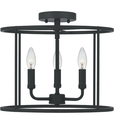 Quoizel - Abner 14" Semi-Flush Mount