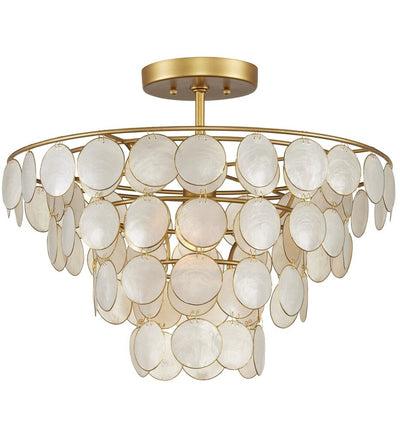 Currey & Company - 9000-1087 - Bon Vivant 20" Semi-Flush Mount