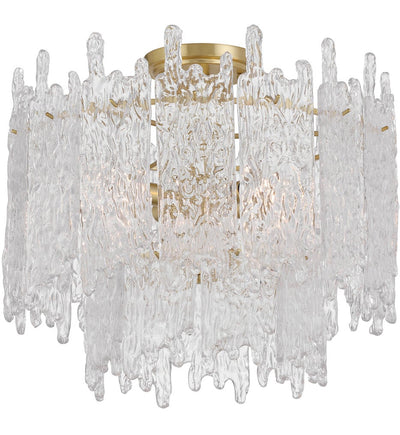 Crystorama - ACK-920-AG - Ackerly 16" Semi-Flush Mount