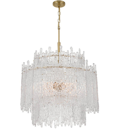 Crystorama - ACK-928-AG - Ackerly 23.5" Chandelier