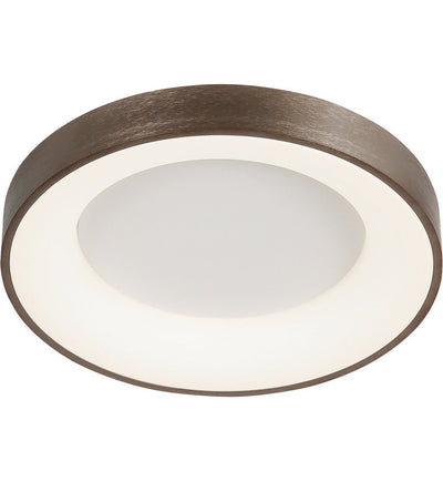 Justice Design Group - ACR-4050-OPAL-LTBZ - Sway 15" Flush Mount