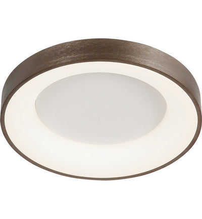 Justice Design Group - ACR-4051-OPAL-LTBZ - Sway 19" Flush Mount