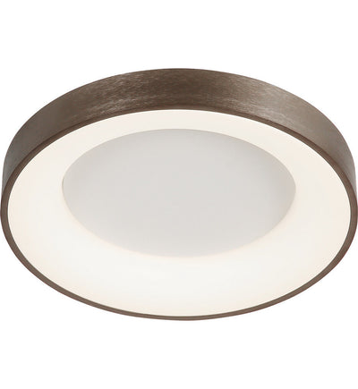 Justice Design Group - ACR-4052-OPAL-LTBZ - Sway 24" Flush Mount