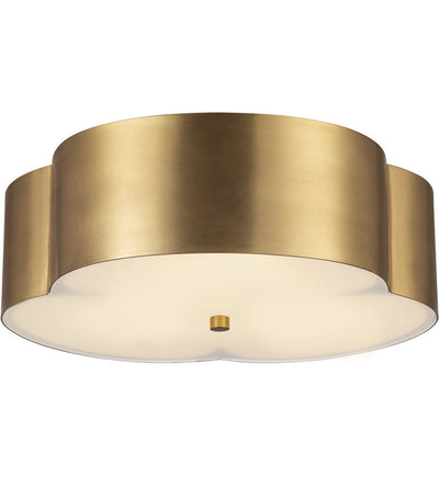 Alora Mood - FM566314BG - Adella 14.125" Flush Mount