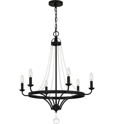 Quoizel - ADL5026MBK - Adelaide 26" Chandelier