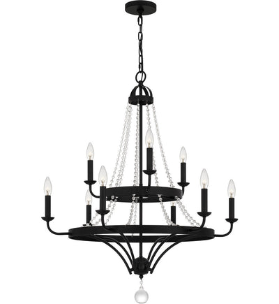 Quoizel - ADL5030MBK - Adelaide 30" Chandelier