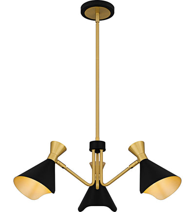 Quoizel - ADN5026MBK - Arden 26" Chandelier