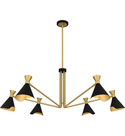 Quoizel - ADN5052MBK - Arden 52" Chandelier