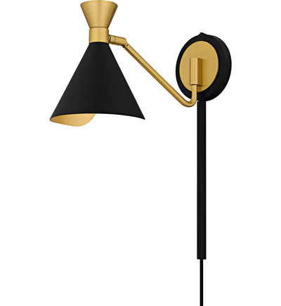 Quoizel - ADN8706MBK - Arden 16" Wall Sconce