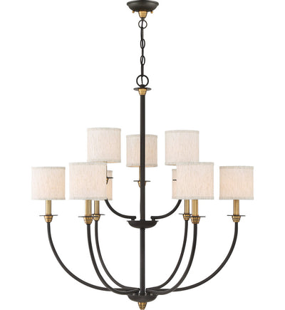 Quoizel - ADY5009OZ - Audley 33" Chandelier