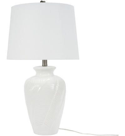 Nourison - 848783007379 - Feather Textured 26" Table Lamp
