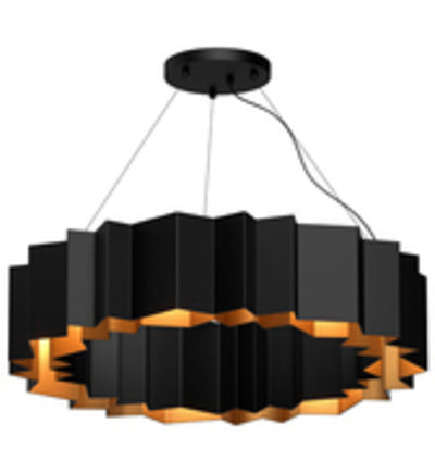 Kuzco - CH58030-BK/GD - Akira 30.125" Chandelier
