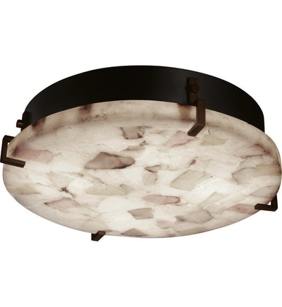 Justice Design Group - ALR-5547-DBRZ - Clips 16.5" Flush Mount