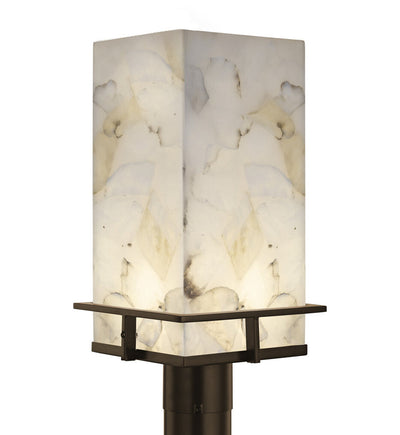 Justice Design Group - ALR-7563W-DBRZ - Avalon 18" Outdoor Post Light