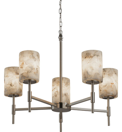Justice Design Group - ALR-8410-10-NCKL - Union 24" Chandelier