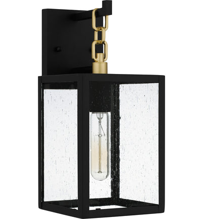 Quoizel - ANC8406MBK - Anchorage 14" Outdoor Wall Sconce