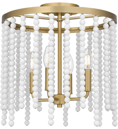 Quoizel - APE1716AB - Apelle 15.25" Semi-Flush Mount