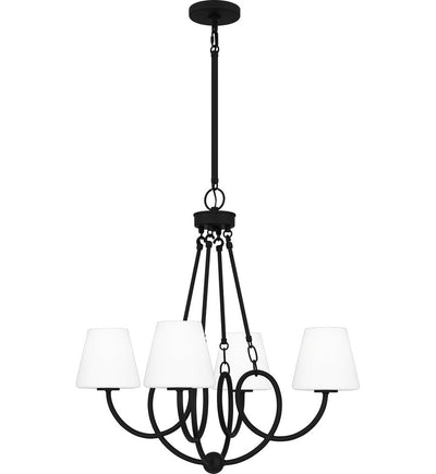 Quoizel - ATK5027MBK - Atkins 27" Chandelier