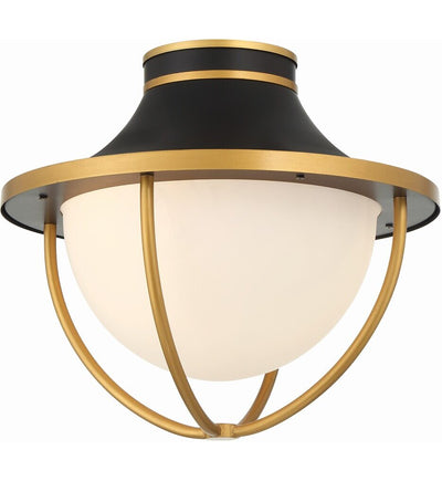 Crystorama - ATL-700-MK-TG - Atlas 13.5" Outdoor Semi-Flush Mount