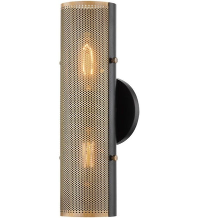 Troy Lighting - B5613-PBR/SBK - Mikka 13.75" Wall Sconce