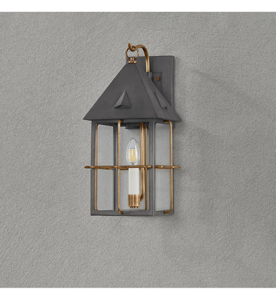 Troy Lighting - B6617-PBR/GRA - Toby 17" Outdoor Sconce