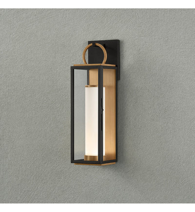 Troy Lighting - B6718-PBR/TBK - Gareth 18" Outdoor Sconce