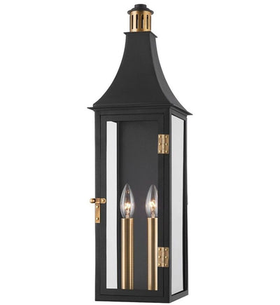 Troy Lighting - B7824-PBR/TBK - Wes 23.75" Outdoor Wall Sconce