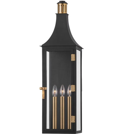 Troy Lighting - B7831-PBR/TBK - Wes 30.75" Outdoor Wall Sconce