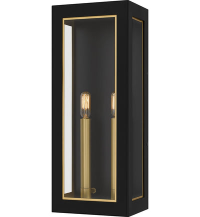 Quoizel - BBN8407MBK - Bourbon 19" Outdoor Wall Sconce