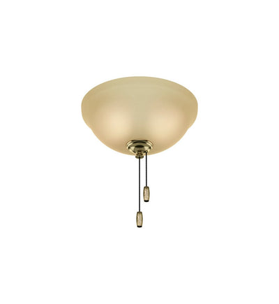 Hunter - 99365 - Glass Bowl-Frosted Amber