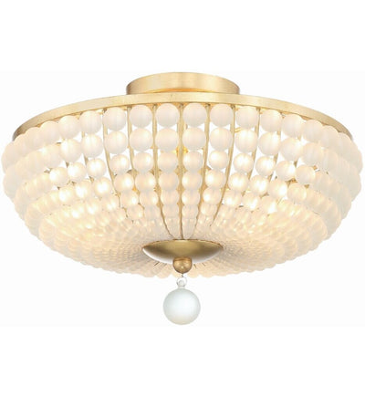 Crystorama - Bella 15.75" Semi Flush