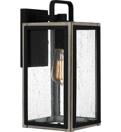 Quoizel - BRAM8406MBK - Bramshaw 13.75" Outdoor Wall Sconce