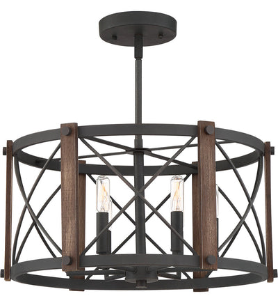 Quoizel - BRO1720MK - Baron 20" Semi-Flush Mount