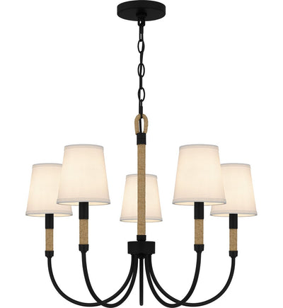Quoizel - BYL5025MBK - Bayside 25" Chandelier
