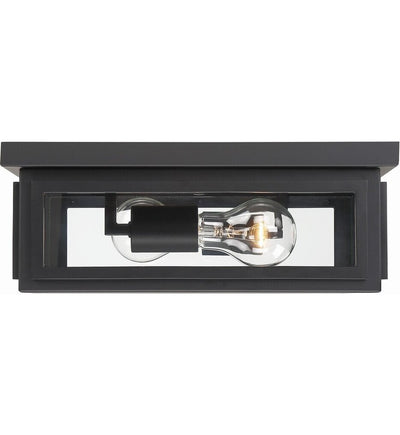 Crystorama - BYR-80100-MK - Byron 12.75" Outdoor Flush Mount