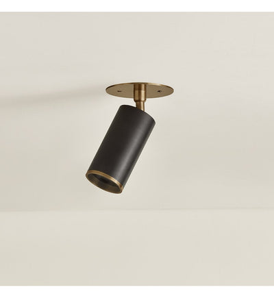 Troy Lighting - C1305-PBR/BRZ - Caleb 4.75" Flush Mount